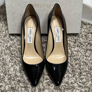 Jimmy Choo Romy 85 Black Patent